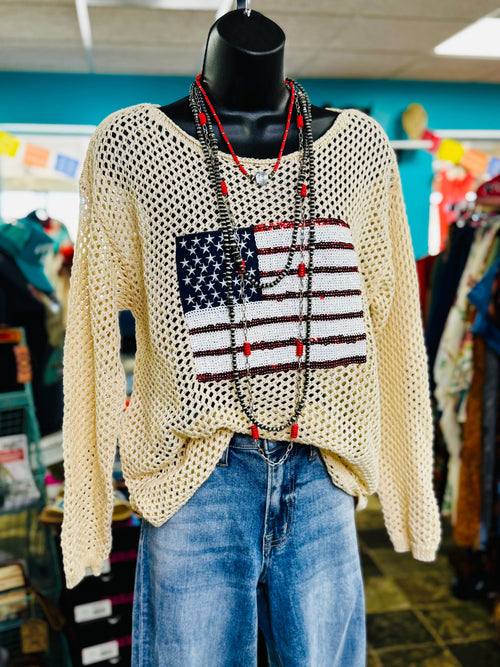 Shop Envi Me The Patriot Stars & Stripes Top