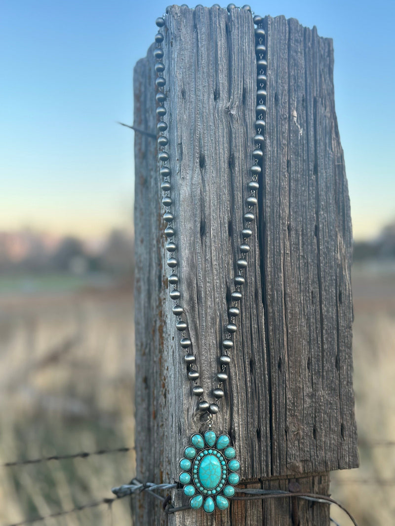 Shop Envi Me Necklaces The Payson Turquoise Concho Necklace