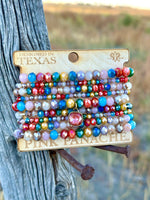 Shop Envi Me Jewelry Stack Set / Multi The Pink Panache Best Of Fall Stack Bracelet Set