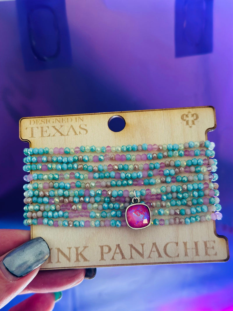 Shop Envi Me Jewelry The Pink Panache Bring On 🌸Spring Skinny Stack Bracelet Set