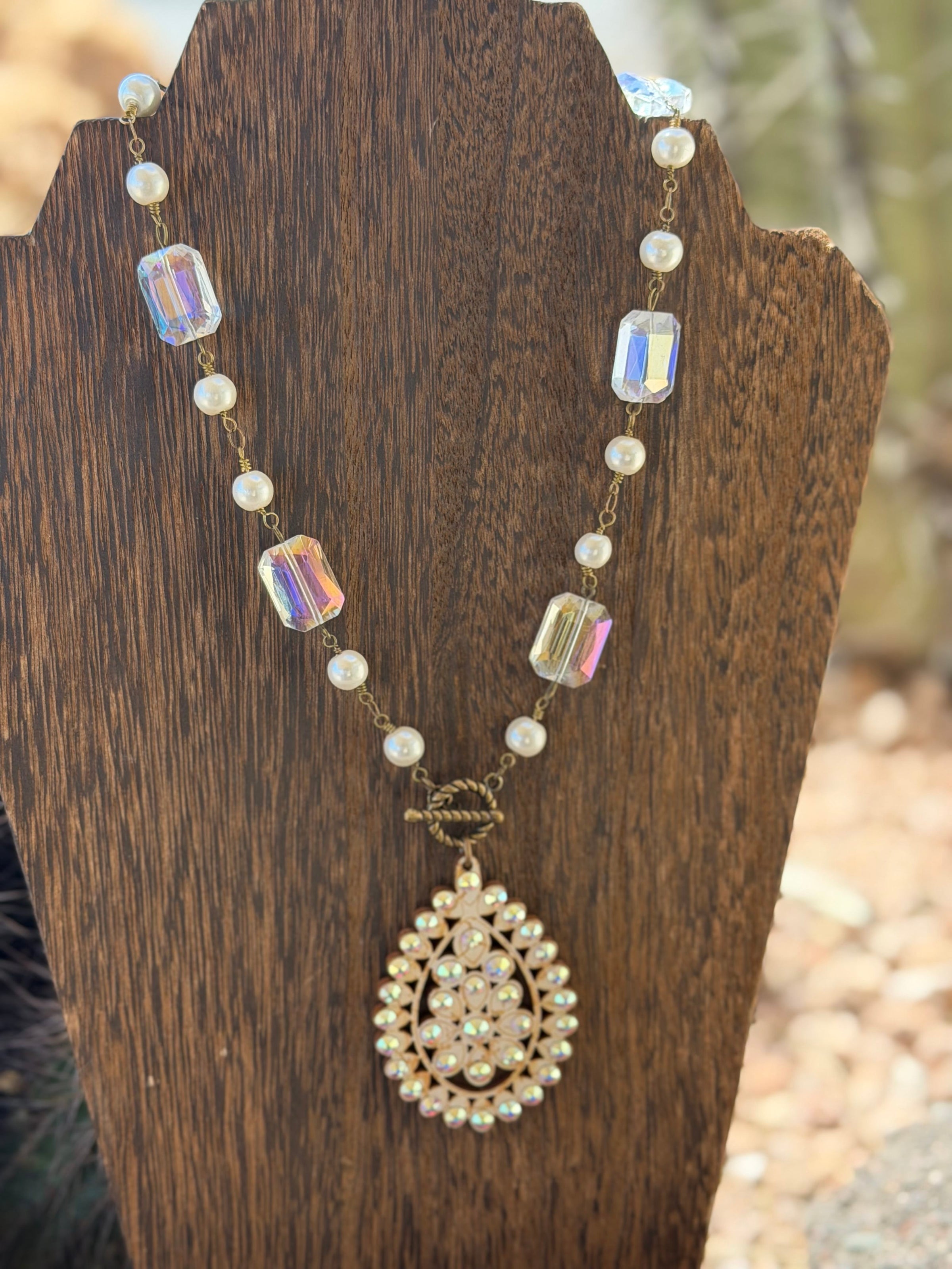 Shop Envi Me Earring One / Multi The Pink Panache Crystal Palace Necklace