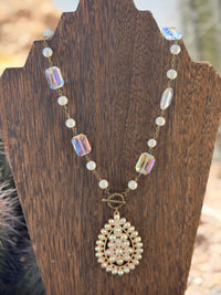 Shop Envi Me Earring One / Multi The Pink Panache Crystal Palace Necklace