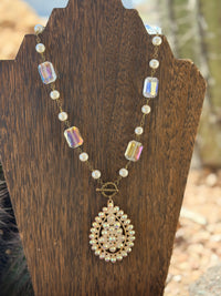 Shop Envi Me Earring One / Multi The Pink Panache Crystal Palace Necklace