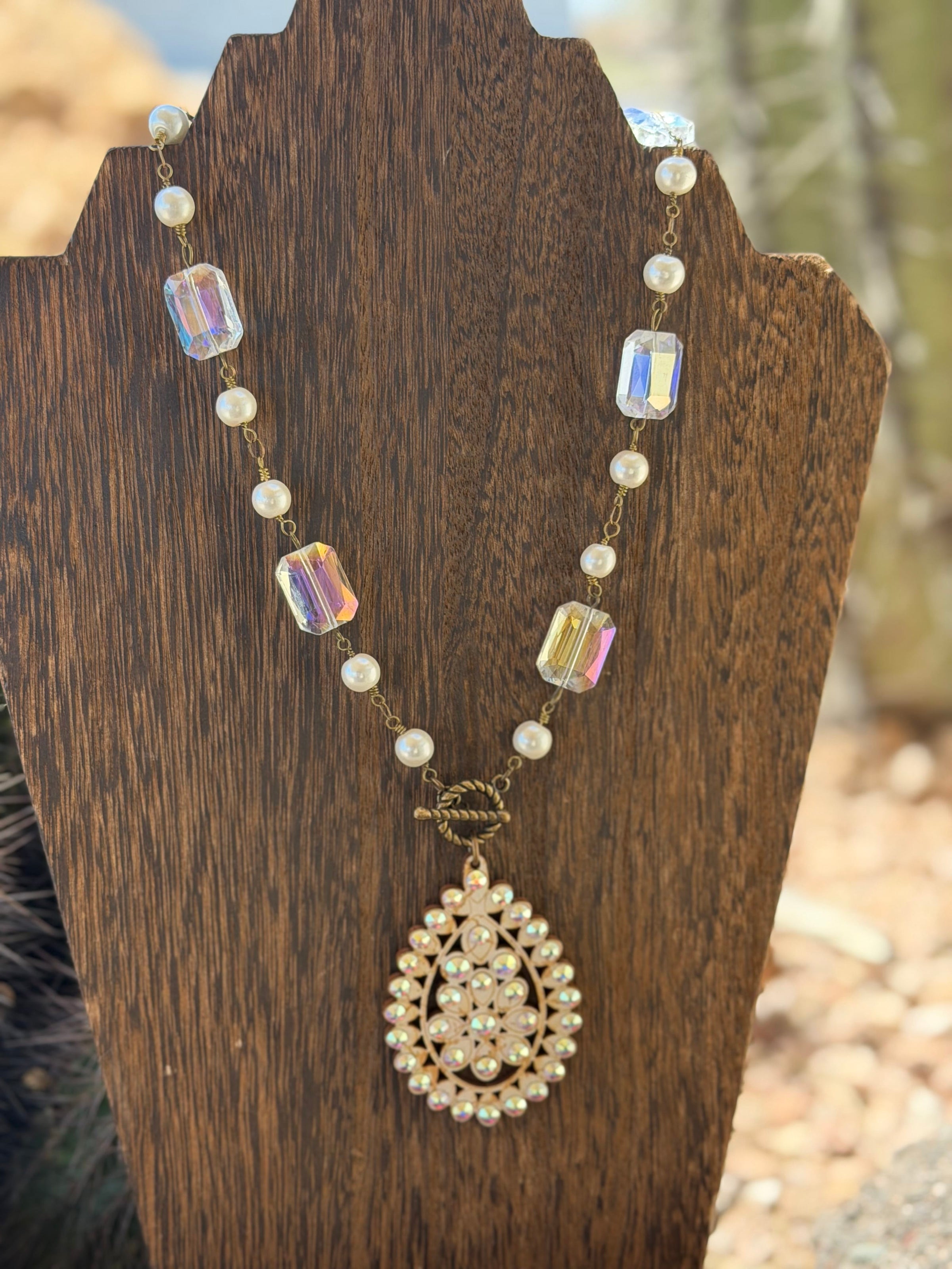Shop Envi Me Earring One / Multi The Pink Panache Crystal Palace Necklace