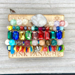 Shop Envi Me Jewelry Stack Set / Multi The Pink Panache Fall Druzy Stack Bracelet Set