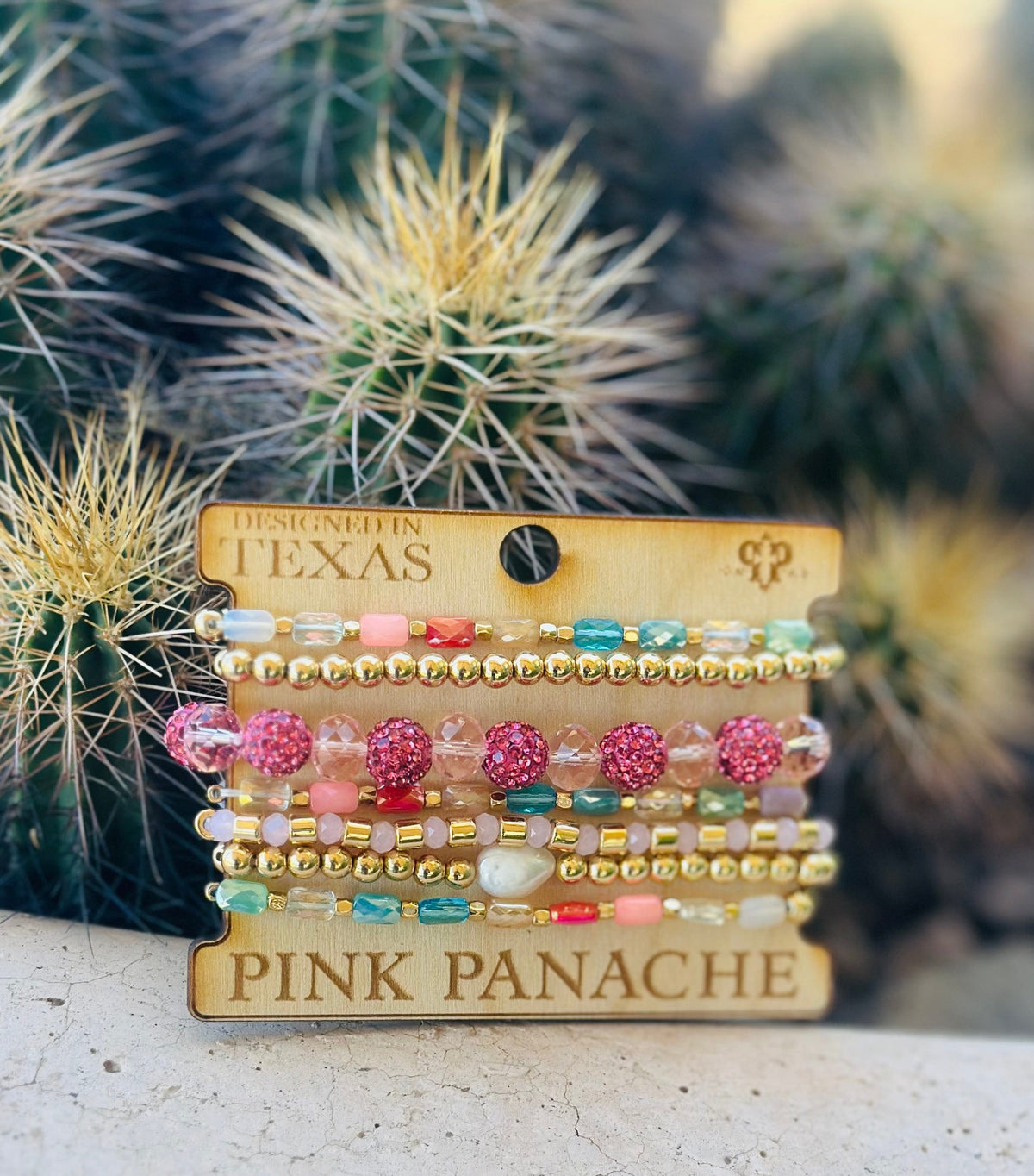 Shop Envi Me Jewelry The Pink Panache Fun In The Sun Stack Bracelet Set
