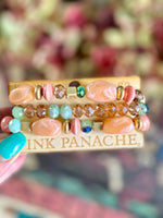 Shop Envi Me Jewelry Stack Set / Multi The Pink Panache Ring In The Spring Stack Bracelet Set