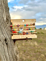 Shop Envi Me Jewelry Stack Set / Multi The Pink Panache Shades of Summer Stack Bracelet Set