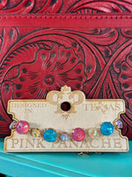 Shop Envi Me Jewelry one / Pink The Pink Panache Spring Big Crystal Bracelet