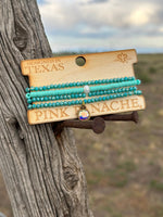 Shop Envi Me Jewelry Stack Set / Multi The Pink Panache Summer Of Turquoise Bracelet Set