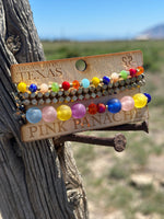 Shop Envi Me Jewelry Stack Set / Multi The Pink Panache Summer Popsicle Stack Bracelet Set