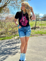 Shop Envi Me It's T-shirt Kinda Day The Pink Puff Ink Tabba Tribal V Neck Tee