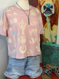 Shop Envi Me It's T-shirt Kinda Day The Pink Wagon Train Top
