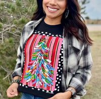 Shop Envi Me Tops The Polka Dot Christmas Tree Tee