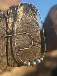 Shop Envi Me Necklaces Sterling The Prescott Sterling Silver Pearl Necklace