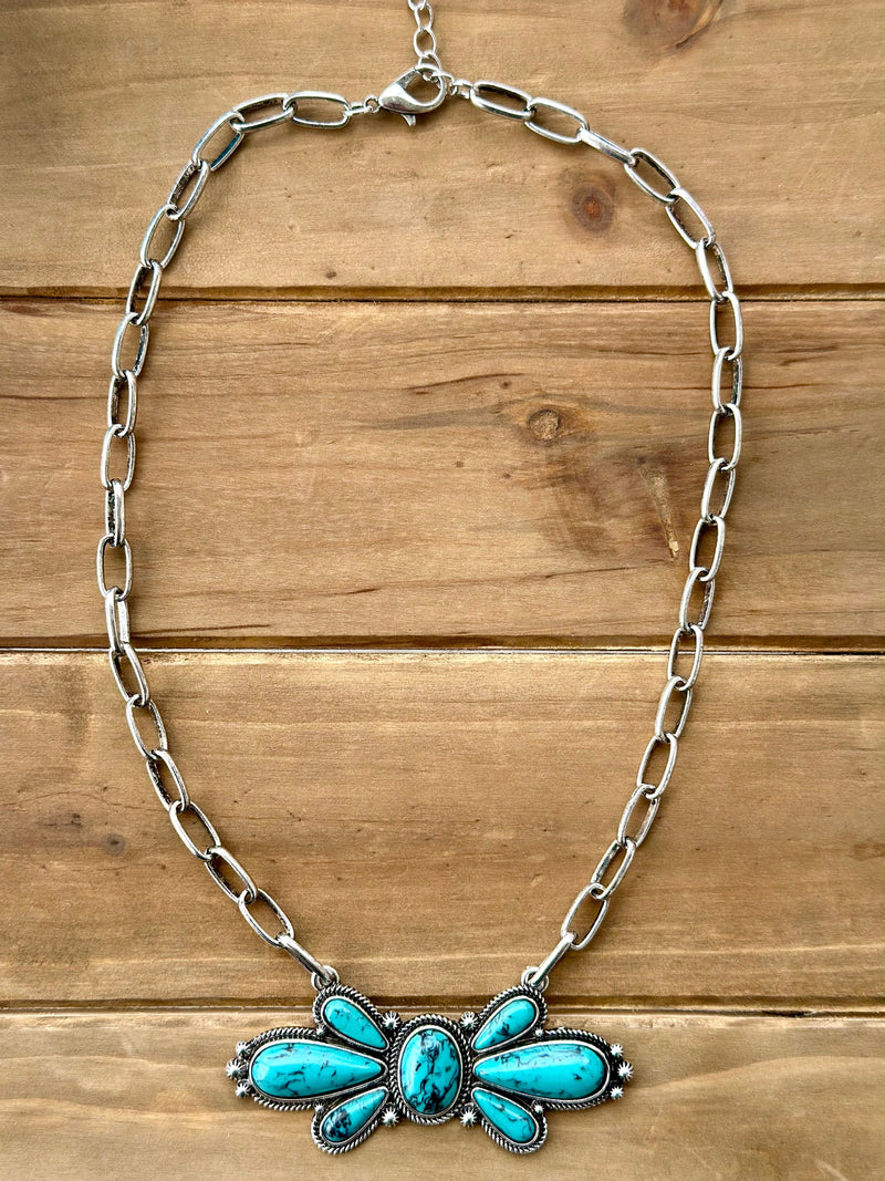 Shop Envi Me Necklaces The Pretty Squash Turquoise Necklace