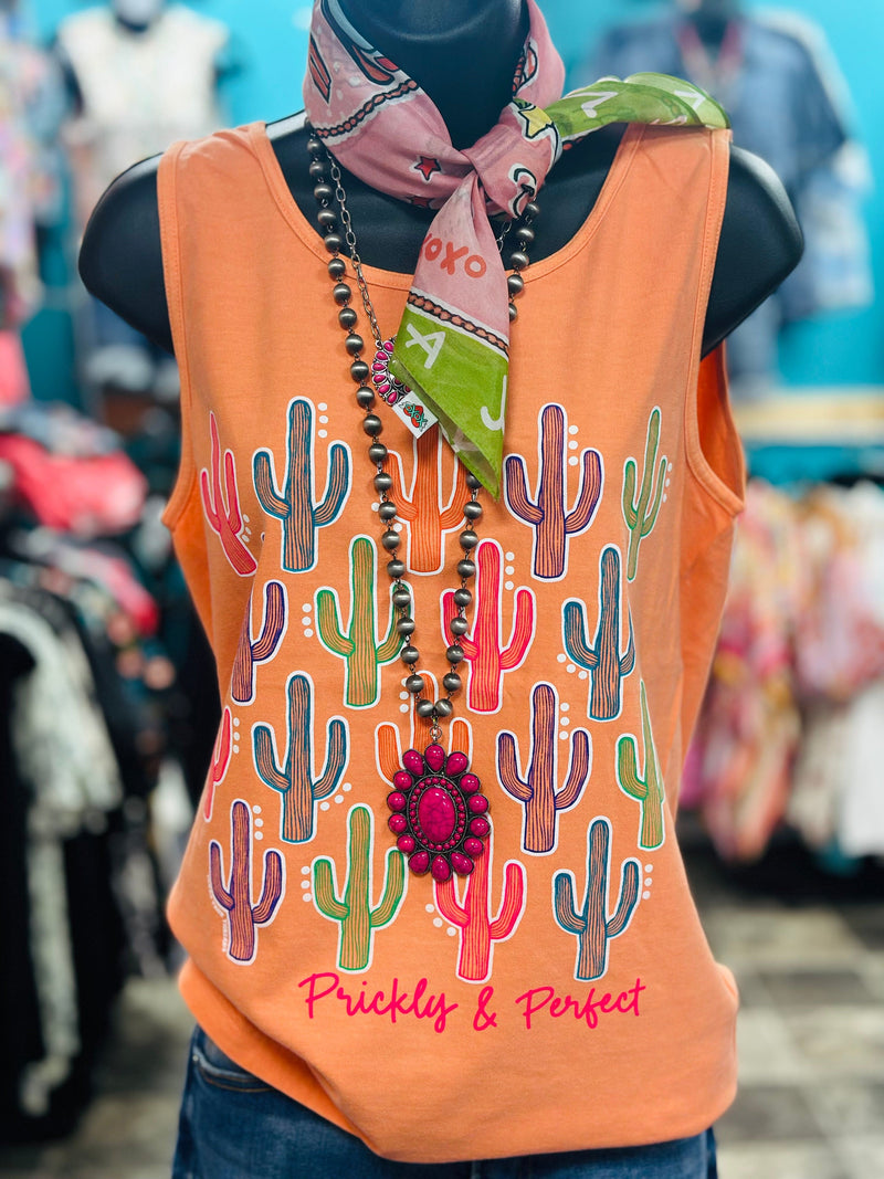 Shop Envi Me Tops and Tunics The Prickly & Perfect Cactus Tank