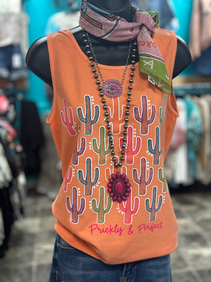 Shop Envi Me Tops and Tunics The Prickly & Perfect Cactus Tank