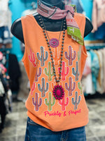 Shop Envi Me Tops and Tunics The Prickly & Perfect Cactus Tank