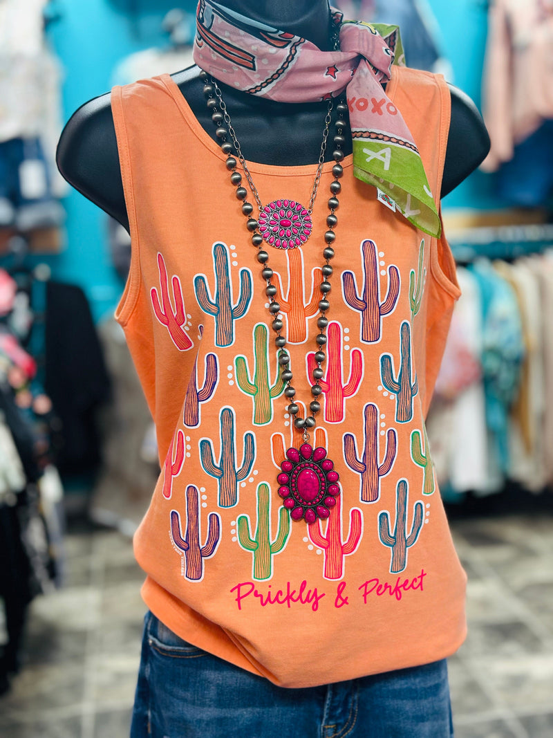 Shop Envi Me Tops and Tunics The Prickly & Perfect Cactus Tank