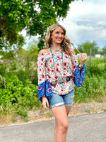 Shop Envi Me Tops and Tunics The Puerto Valletto Floral Top