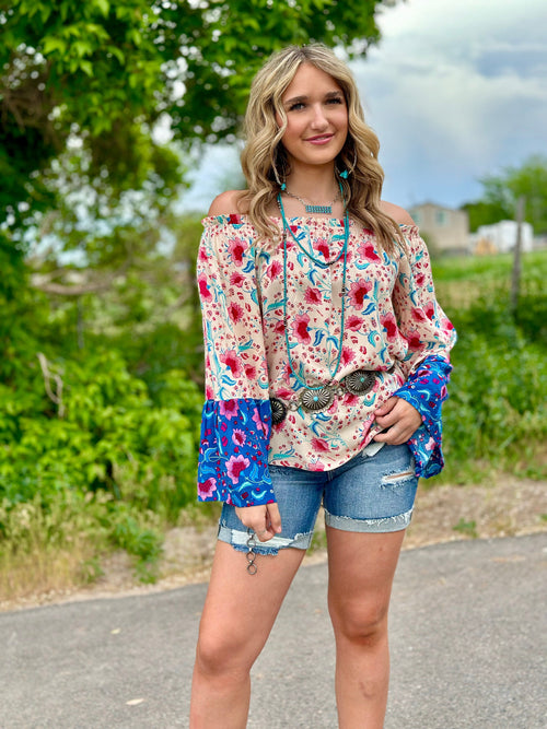 Shop Envi Me Tops and Tunics The Puerto Valletto Floral Top