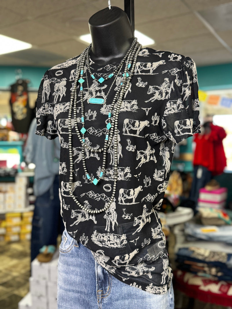Shop Envi Me Tops and Tunics The Ranchin’ On The Oso Top