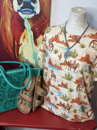 Shop Envi Me Tops and Tunics The Ranching In The Desert Top