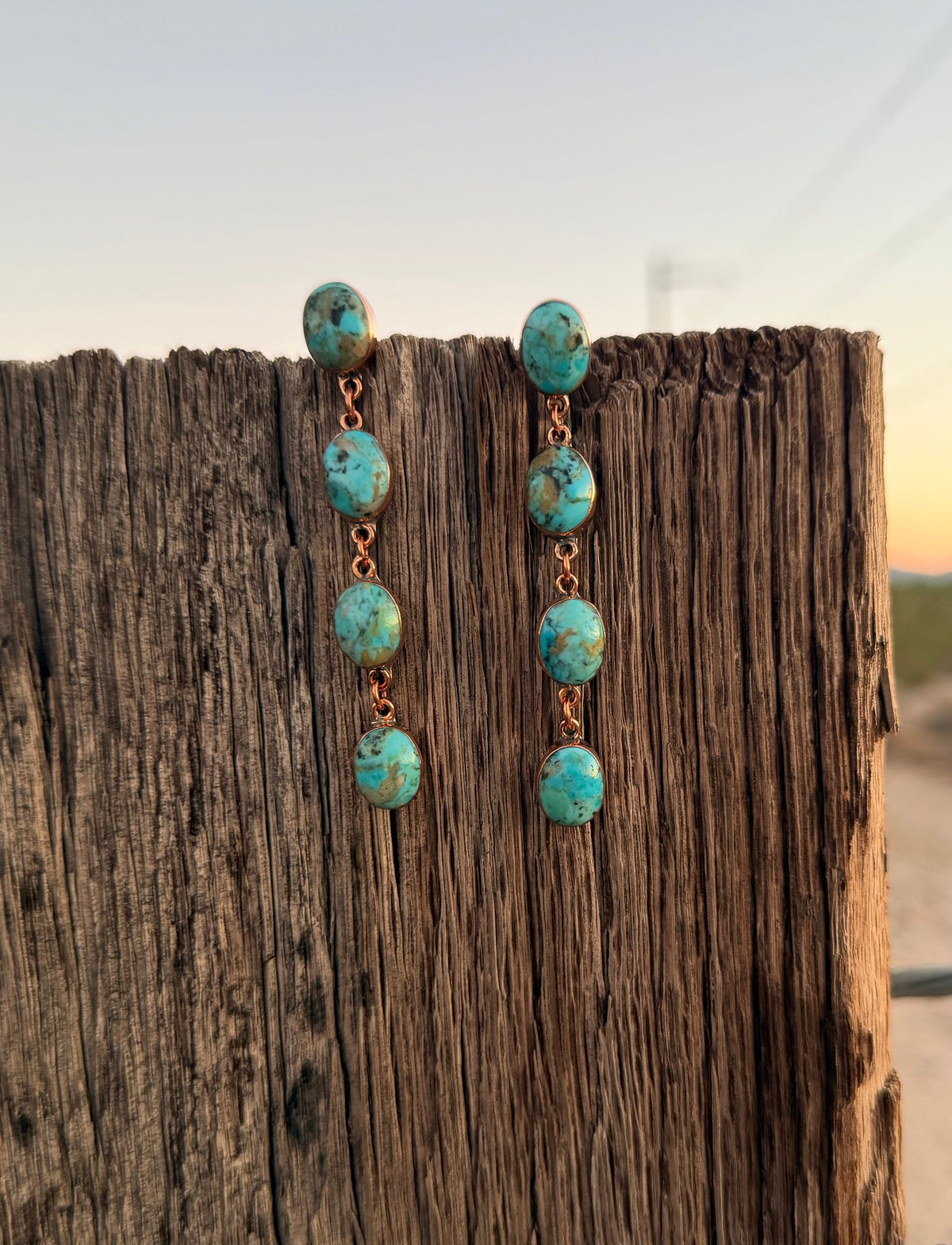 Shop Envi Me Earrings Turquoise The Real Copper & Turquoise Drop Earring