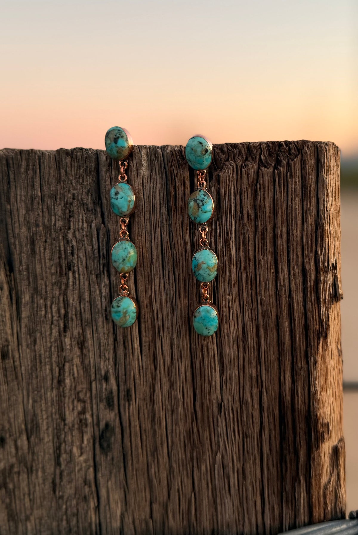 Shop Envi Me Earrings Turquoise The Real Copper & Turquoise Drop Earring