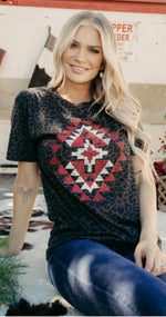 Shop Envi Me Tops and Tunics The Red Cheetah Tabba Tribal Tee