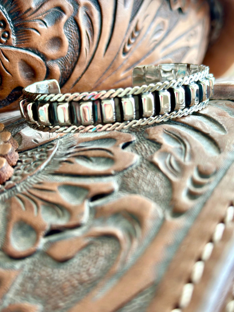 Shop Envi Me Bracelets Silver The Remuda Sterling Silver Southwest Cuff Bracelet