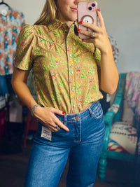 Shop Envi Me Tops and Tunics The Retro Fall Desert Cactus 🌵 Top