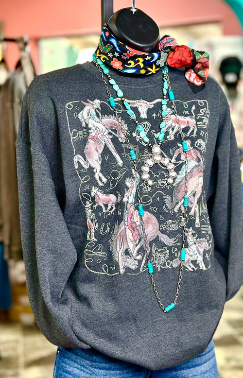 Shop Envi Me Tops The Retro Ranch Life Sweatshirt