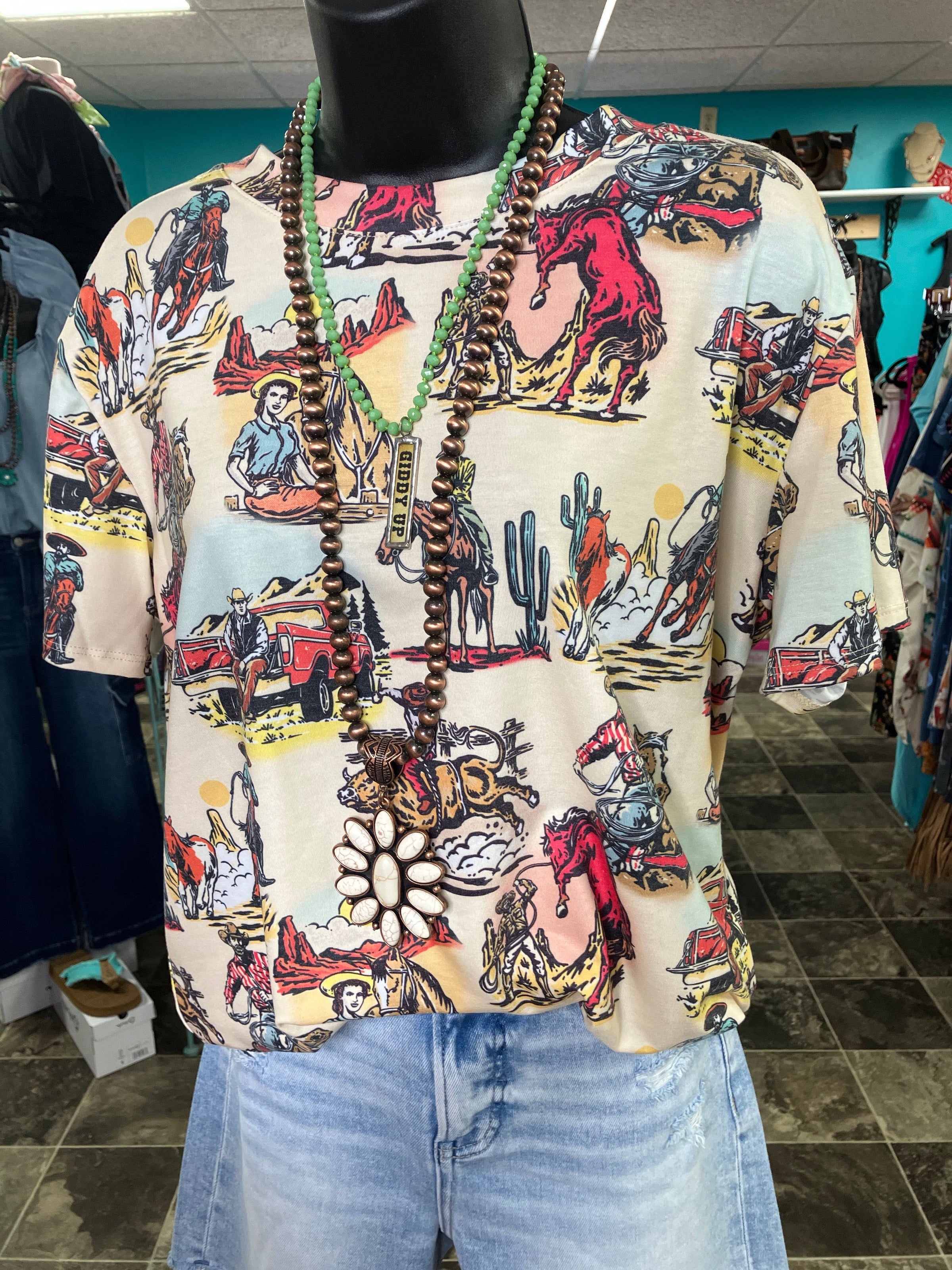 Shop Envi Me Tops and Tunics The Retro Ranch Life Top