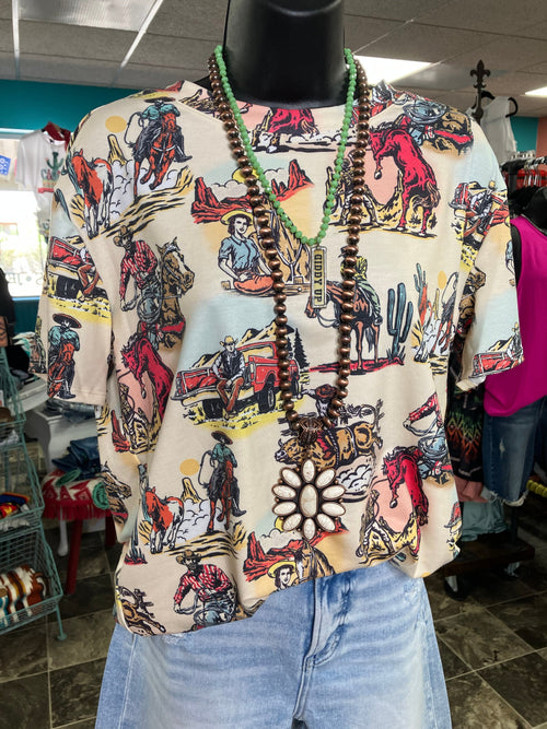 Shop Envi Me Tops and Tunics The Retro Ranch Life Top