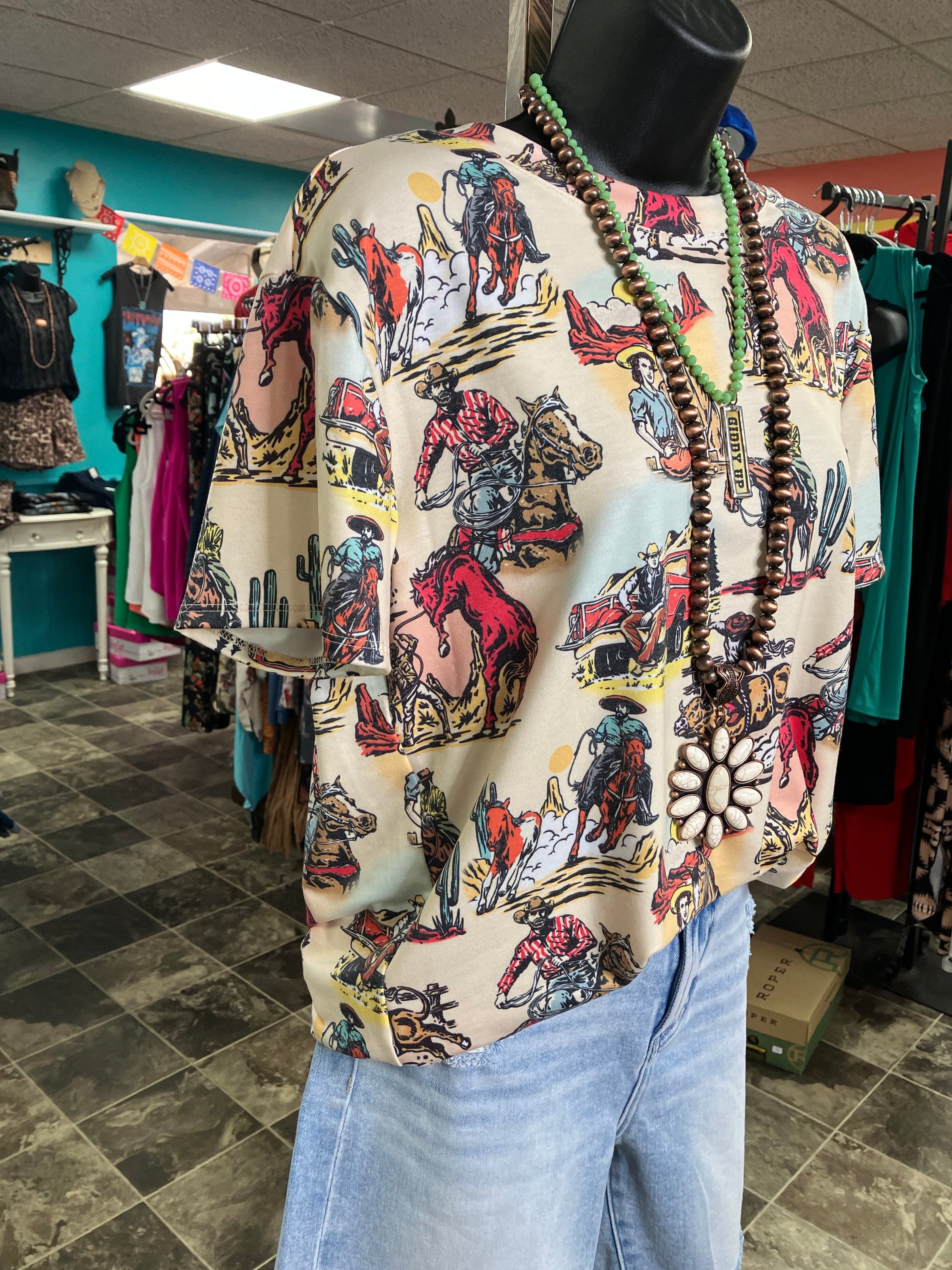 Shop Envi Me Tops and Tunics The Retro Ranch Life Top