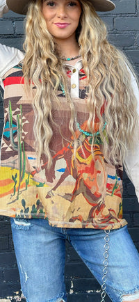 Shop Envi Me It's T-shirt Kinda Day The Retro West Of The Ranch Top