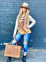 Shop Envi Me It's T-shirt Kinda Day The Retro West Of The Ranch Top