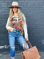 Shop Envi Me It's T-shirt Kinda Day The Retro West Of The Ranch Top