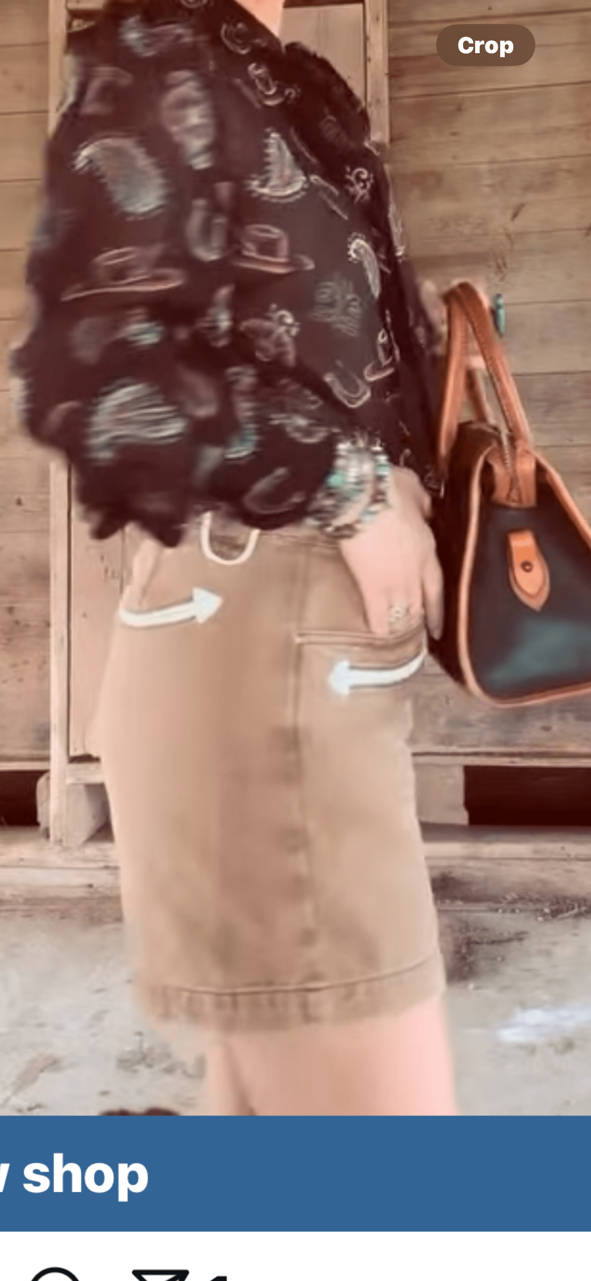 Shop Envi Me The Retro Western Must Have Fall Shorts L & XL Only