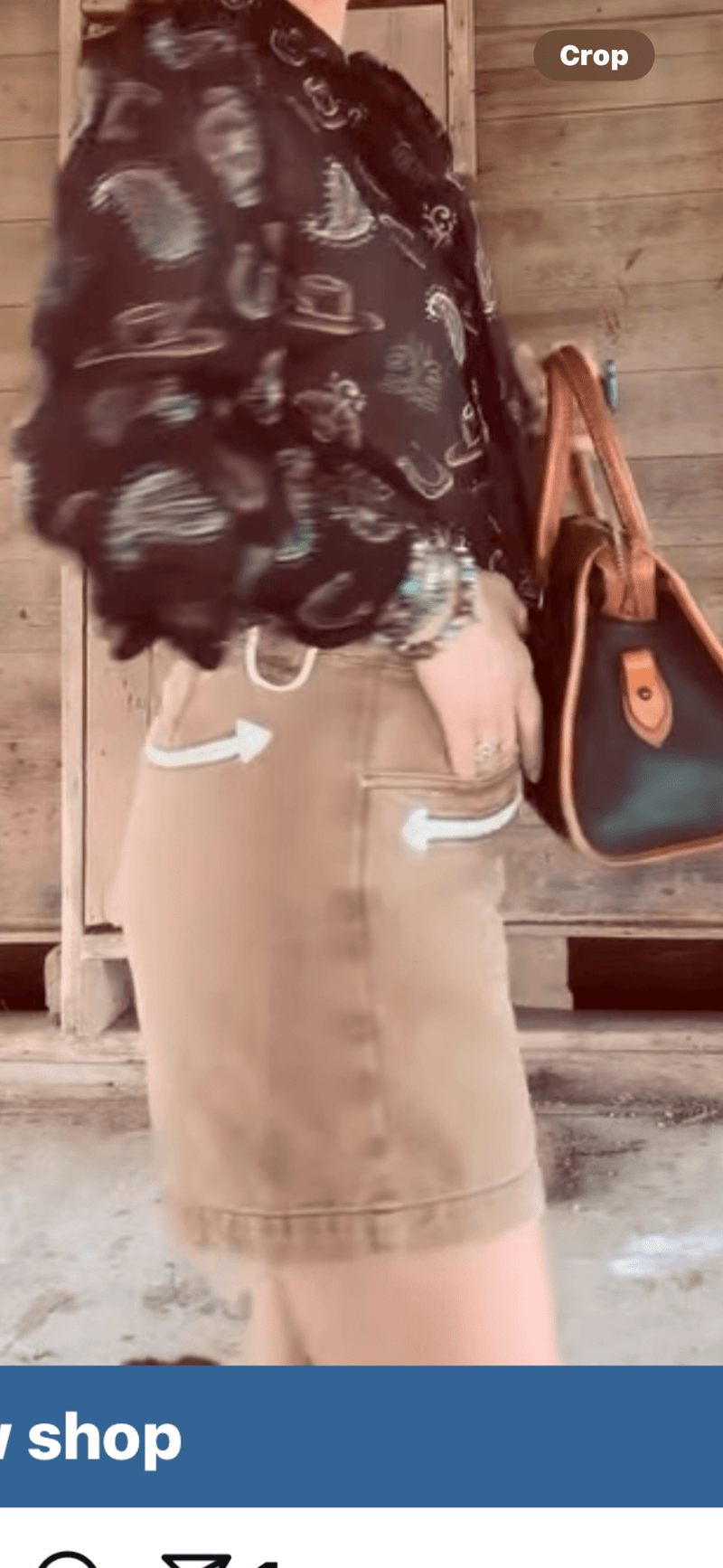 Shop Envi Me The Retro Western Must Have Fall Shorts L & XL Only