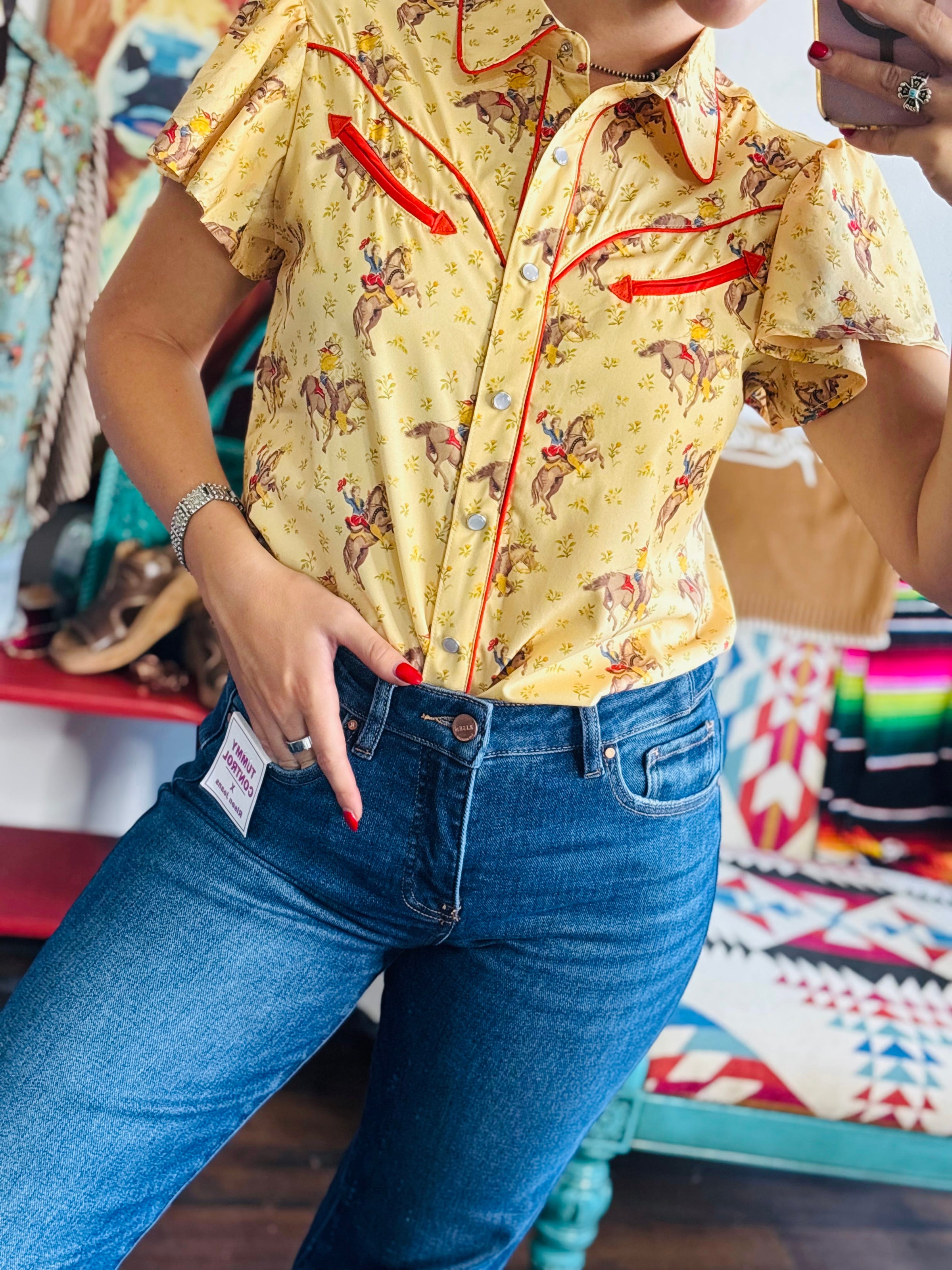 Shop Envi Me Sale The Ride West Retro Western Top