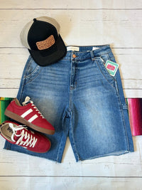 Judy Blue Bottoms The Risen Bermuda Trouser Pocket Shorts