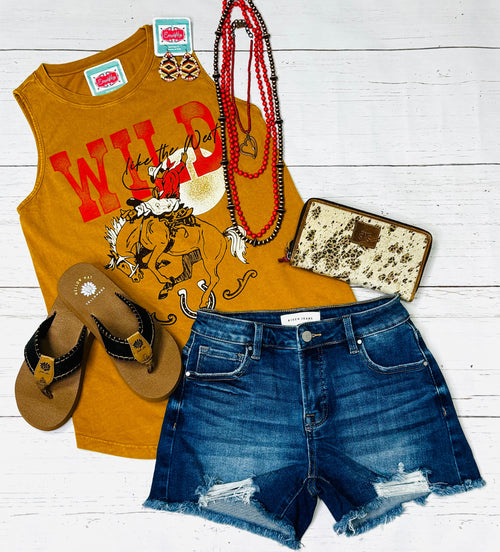 Kiwidrop Denim Shorts The Risen Cute Summer ☀️Shorts