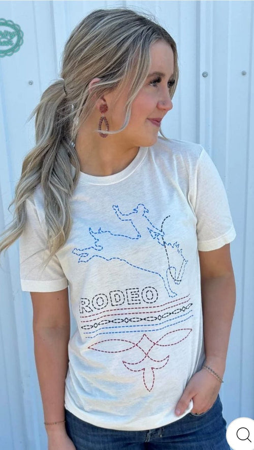 Shop Envi Me It's T-shirt Kinda Day The Rodeo Bucking Bootstitch Tee
