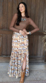Shop Envi Me The Running Horses Mesh Ruffle Skirt