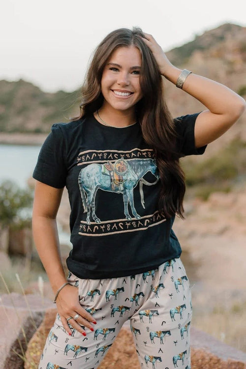 Shop Envi Me Tops and Tunics The Saddle Up Branded Tee