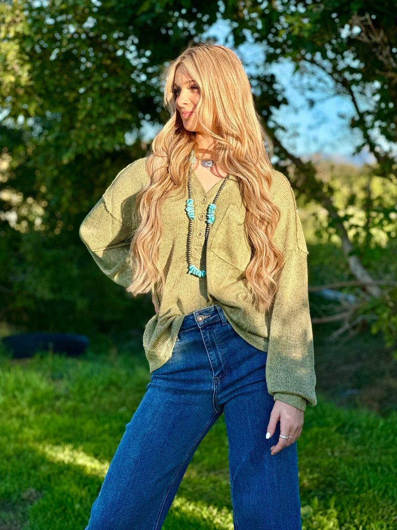 Shop Envi Me Tops and Tunics The Sage Montana Hoodie Top