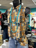 Shop Envi Me Tops and Tunics The San Bootitude Sleeveless Top